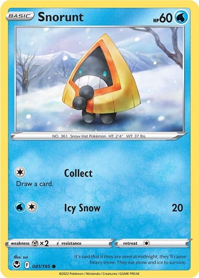 Snorunt SWSH12: Silver Tempest (SWSH12) - (#041/195) Near Mint