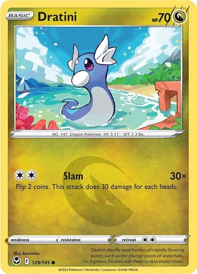 Dratini SWSH12: Silver Tempest (SWSH12) - (#129/195) Near Mint