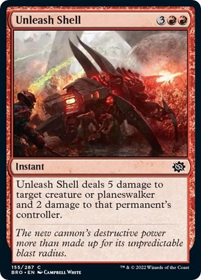 Unleash Shell The Brothers' War (BRO) - (#155) Near Mint