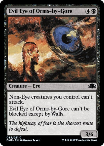 Evil Eye of Orms by Gore Dominaria Remastered (DMR) - (#83) Near Mint