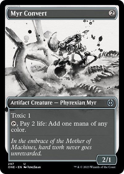 Myr Convert Showcase Phyrexia: All Will Be One (ONE) - (#297) Near Mint