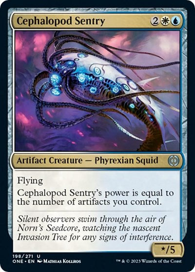 Cephalopod Sentry Phyrexia: All Will Be One (ONE) - (#198) Near Mint