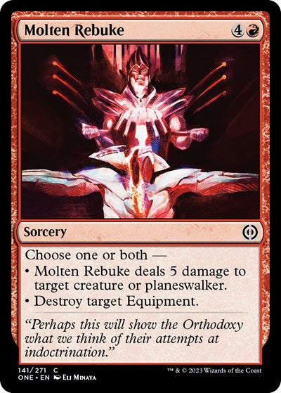 Molten Rebuke Phyrexia: All Will Be One (ONE) - (#141) Near Mint