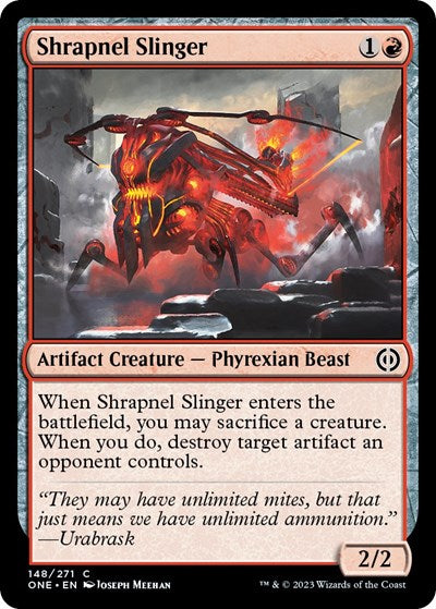 Shrapnel Slinger Phyrexia: All Will Be One (ONE) - (#148) Near Mint