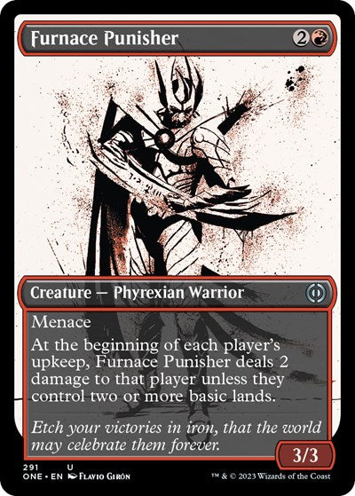 Furnace Punisher Showcase Phyrexia: All Will Be One (ONE) - (#291) Near Mint