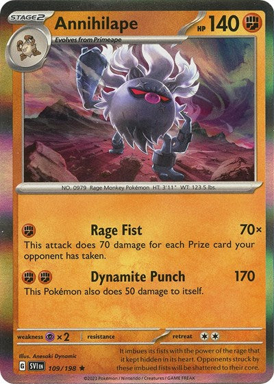 Annihilape SV01: Scarlet & Violet Base Set (SVI) - (#109/198) Holofoil Near Mint