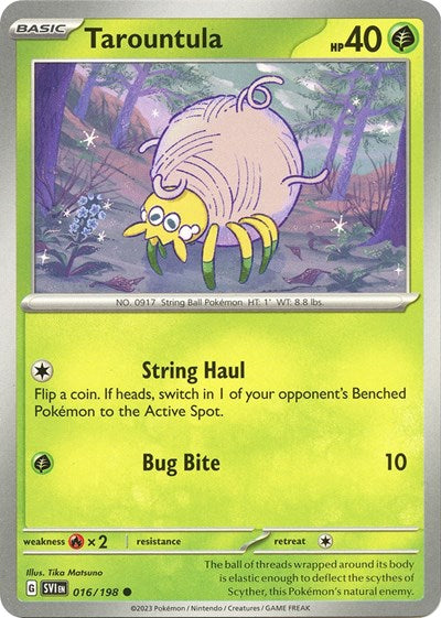 Tarountula - 016/198 SV01: Scarlet & Violet Base Set (SVI) - (#016/198) Near Mint