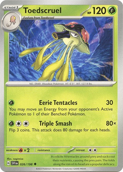 Toedscruel SV01: Scarlet & Violet Base Set (SVI) - (#026/198) Near Mint