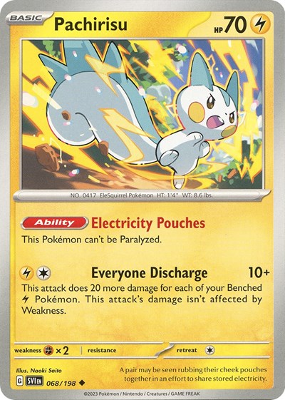 Pachirisu - 068/198 SV01: Scarlet & Violet Base Set (SVI) - (#068/198) Near Mint