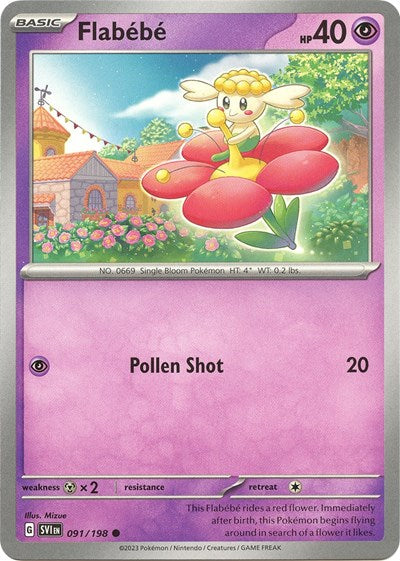 Flabebe SV01: Scarlet & Violet Base Set (SVI) - (#091/198) Near Mint