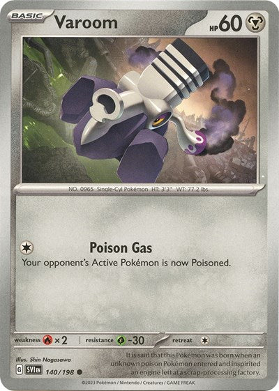 Varoom - 140/198 SV01: Scarlet & Violet Base Set (SVI) - (#140/198) Near Mint