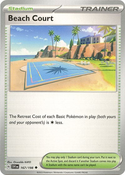 Beach Court SV01: Scarlet & Violet Base Set (SVI) - (#167/198) Near Mint