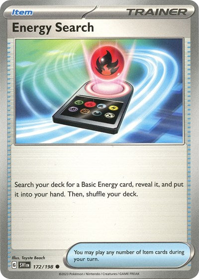 Energy Search SV01: Scarlet & Violet Base Set (SVI) - (#172/198) Near Mint