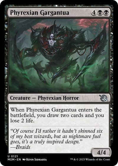 Phyrexian Gargantua March of the Machine (MOM) - (#121) Near Mint