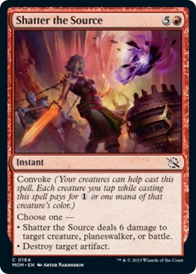 Shatter the Source March of the Machine (MOM) - (#164) Near Mint