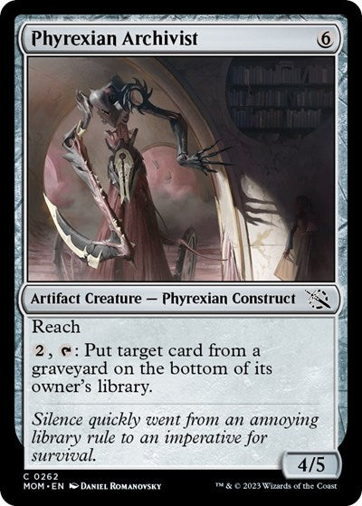 Phyrexian Archivist March of the Machine (MOM) - (#262) Near Mint
