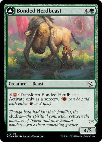 Bonded Herdbeast March of the Machine (MOM) - (#178) Near Mint