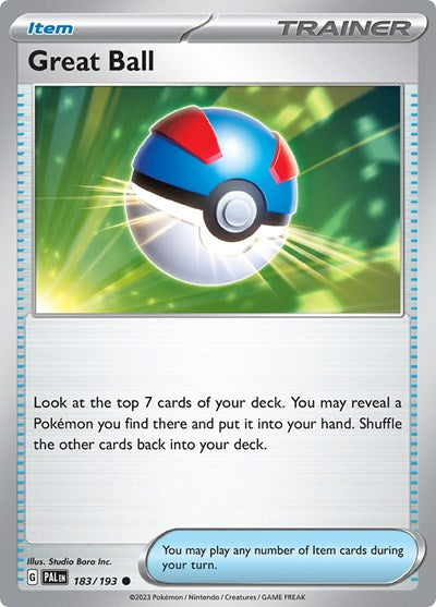 Great Ball SV02: Paldea Evolved (PAL) - (#183/193) Near Mint