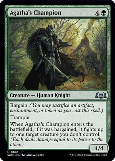 Agathas Champion Wilds of Eldraine (WOE) - (#160) Near Mint