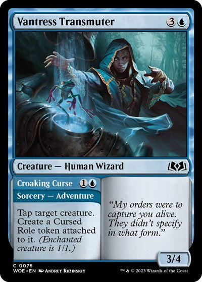 Vantress Transmuter Wilds of Eldraine (WOE) - (#75) Near Mint
