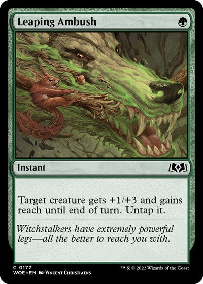 Leaping Ambush Wilds of Eldraine (WOE) - (#177) Near Mint