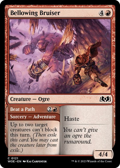 Bellowing Bruiser Wilds of Eldraine (WOE) - (#121) Near Mint