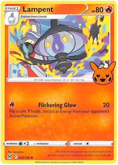 Lampent Trick or Trade BOOster Bundle 2023 (TTBB23) - (#025/196) Near Mint