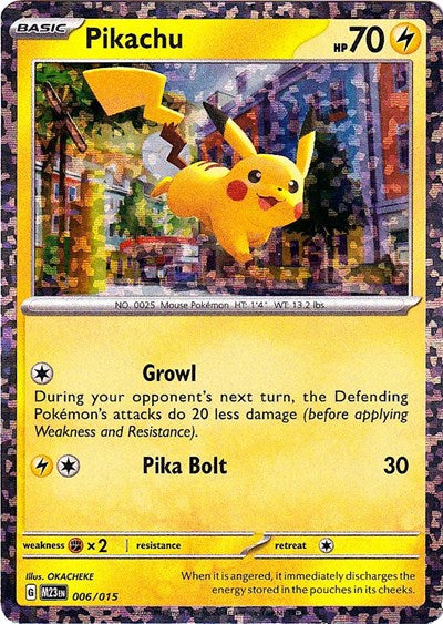 Pikachu McDonald's Promos 2023 (M23) - (#006/015) Holofoil Near Mint