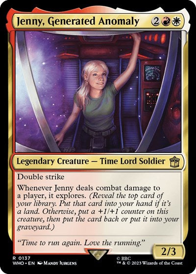 Jenny Generated Anomaly Universes Beyond: Doctor Who (WHO) - (#137) Near Mint