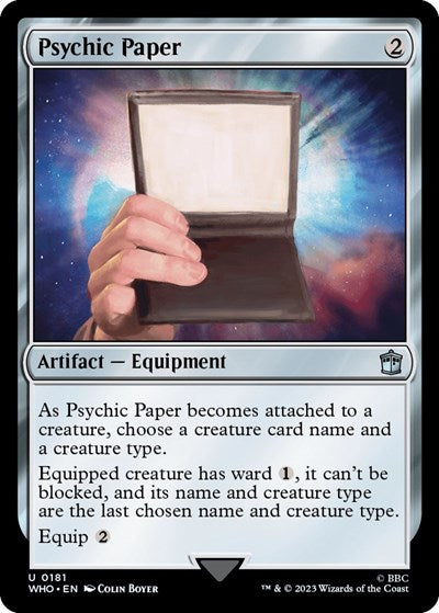 Psychic Paper Universes Beyond: Doctor Who (WHO) - (#181) Near Mint