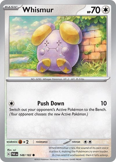 Whismur SV04: Paradox Rift (PAR) - (#148/182) Near Mint