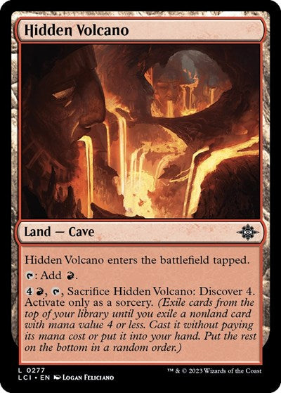Hidden Volcano The Lost Caverns of Ixalan (LCI) - (#277) Near Mint