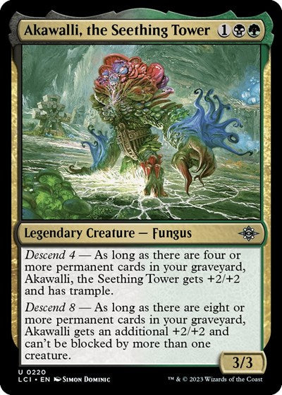 Akawalli the Seething Tower The Lost Caverns of Ixalan (LCI) - (#220) Near Mint