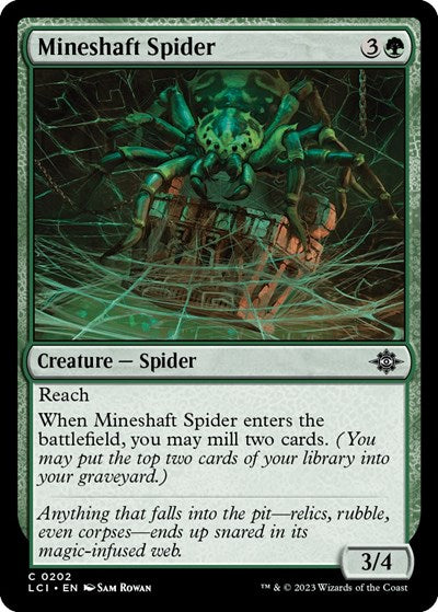 Mineshaft Spider The Lost Caverns of Ixalan (LCI) - (#202) Near Mint