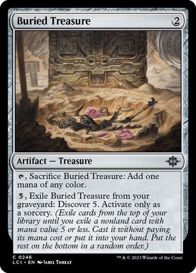 Buried Treasure The Lost Caverns of Ixalan (LCI) - (#246) Near Mint