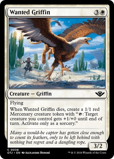 Wanted Griffin Outlaws of Thunder Junction (OTJ) - (#38) Near Mint