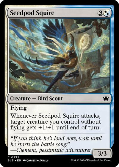 Seedpod Squire Bloomburrow (BLB) - (#232) Near Mint