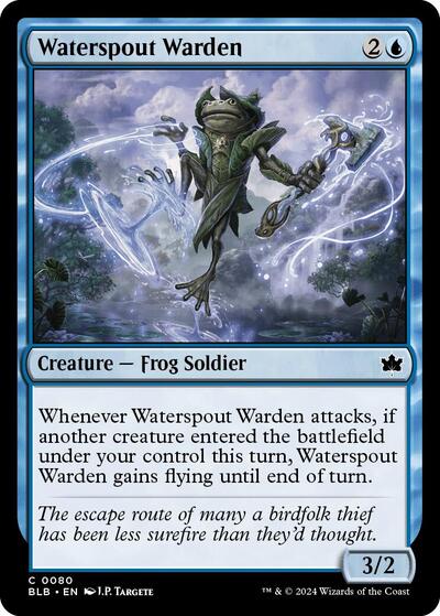 Waterspout Warden Bloomburrow (BLB) - (#80) Near Mint