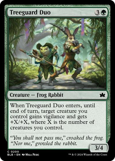 Treeguard Duo Bloomburrow (BLB) - (#200) Near Mint