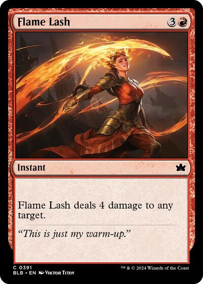 Flame Lash Bloomburrow (BLB) - (#391) Near Mint