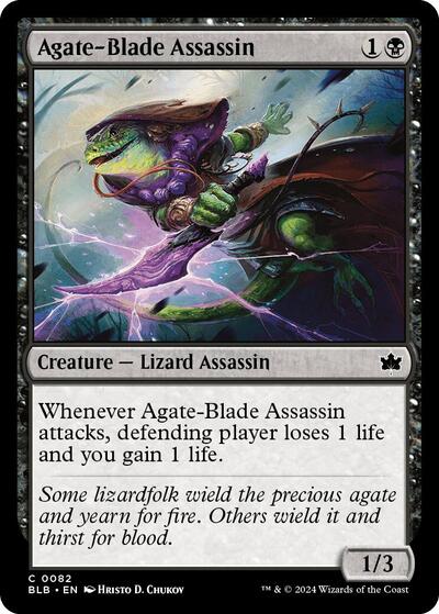 Agate Blade Assassin Bloomburrow (BLB) - (#82) Near Mint