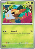 Grubbin SV07: Stellar Crown (SCR) - (#009/142) Reverse Holofoil Near Mint