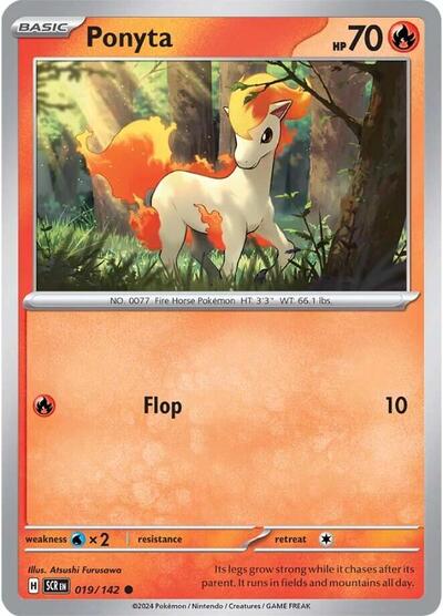 Ponyta SV07: Stellar Crown (SCR) - (#019/142) Near Mint