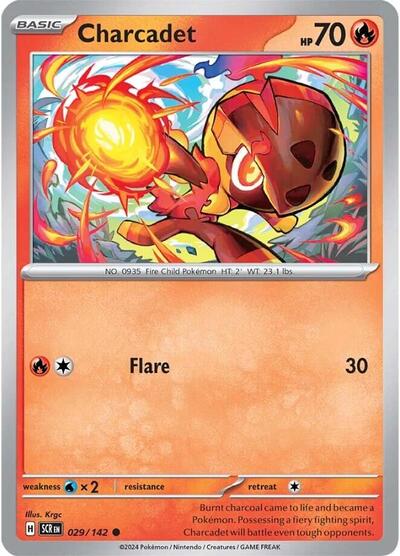 Charcadet SV07: Stellar Crown (SCR) - (#029/142) Reverse Holofoil Near Mint