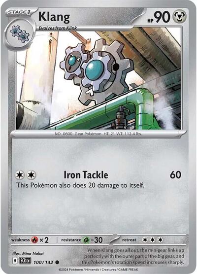 Klang SV07: Stellar Crown (SCR) - (#100/142) Reverse Holofoil Near Mint