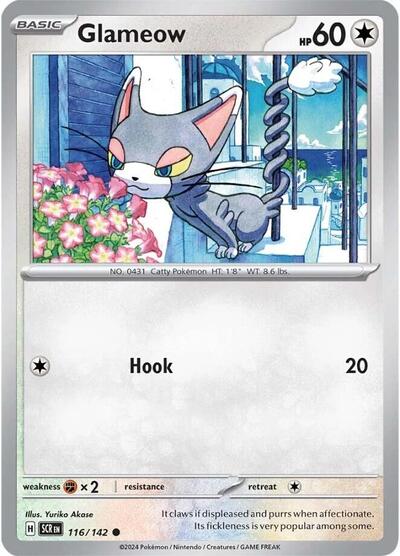 Glameow SV07: Stellar Crown (SCR) - (#116/142) Near Mint