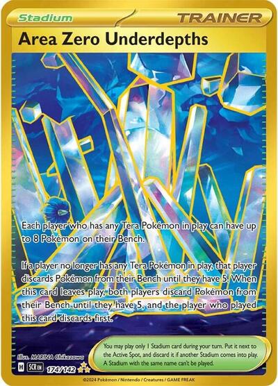 Area Zero Underdepths - 174/142 SV07: Stellar Crown (SCR) - (#174/142) Holofoil Near Mint