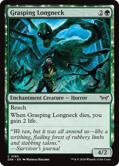 Grasping Longneck Duskmourn: House of Horror (DSK) - (#180) Near Mint