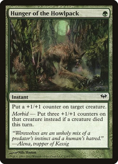Hunger of the Howlpack Dark Ascension (DKA) - (#119) Near Mint