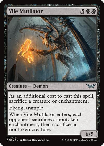 Vile Mutilator Duskmourn: House of Horror (DSK) - (#122) Near Mint